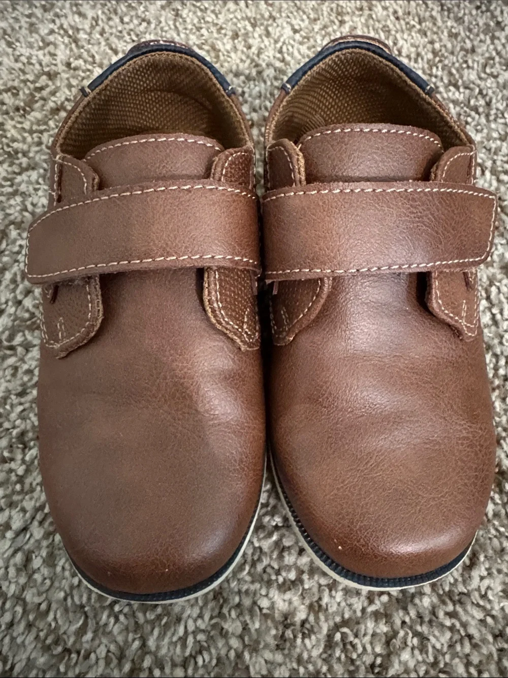Jumping beans Toddler boy brown dress shoes